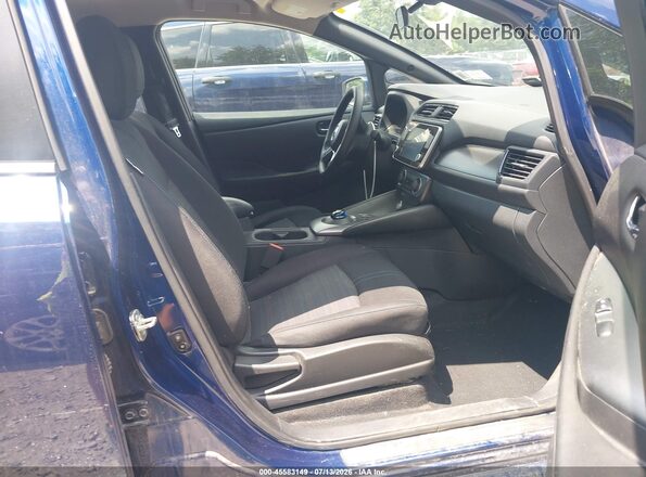 1N4AZ1BV4MC556038 2021 NISSAN LEAF Blue Вид салону спереду