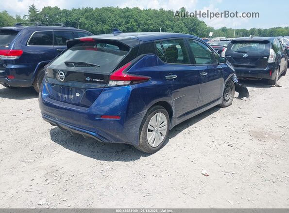 1N4AZ1BV4MC556038 2021 NISSAN LEAF Blue Задня права чверть
