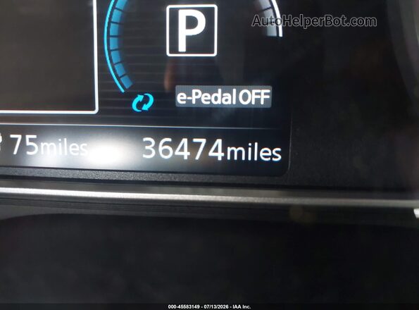 1N4AZ1BV4MC556038 2021 NISSAN LEAF Blue 