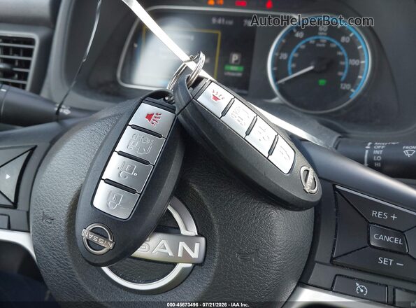 1N4AZ1BV4PC550308 2023 NISSAN LEAF White Вид панелі приладів