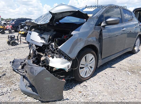 1N4AZ1BV7PC554322 2023 NISSAN LEAF Серый Вид спереди
