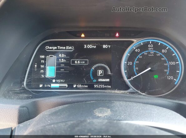1N4AZ1CP0JC300779 2018 NISSAN LEAF Black Vista de los asientos traseros