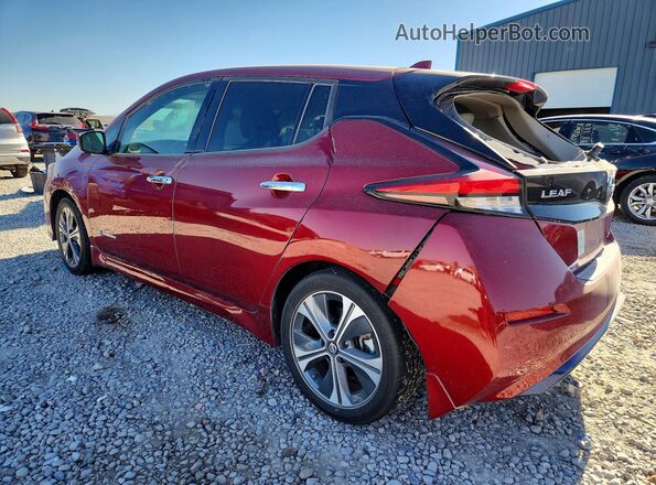 1N4AZ1CP2KC300171 2019 NISSAN LEAF Red Trasero izquierdo