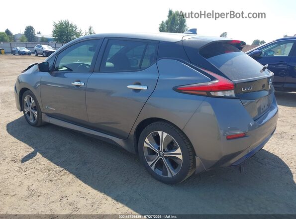 1N4AZ1CP2KC312613 2019 NISSAN LEAF Gray Trasero izquierdo