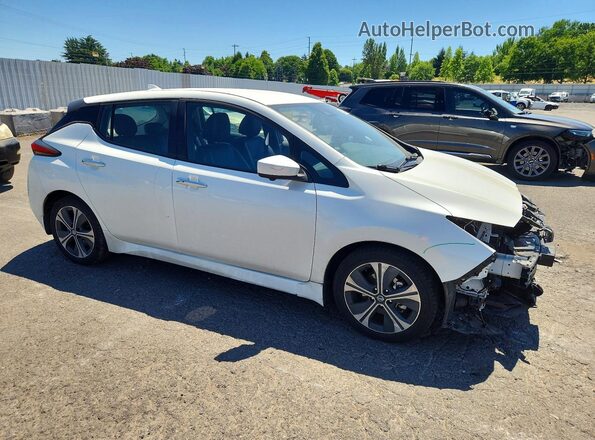 1N4AZ1CP2LC307249 2020 NISSAN LEAF White Przód prawy