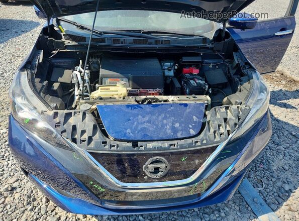1N4AZ1CP3JC306902 2018 NISSAN LEAF Blue Widok wnętrza z tyłu