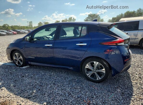 1N4AZ1CP3JC306902 2018 NISSAN LEAF Blue Tył lewy