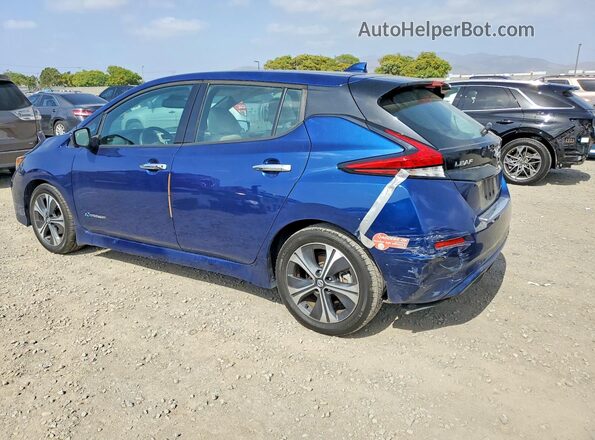 1N4AZ1CP3JC316880 2018 NISSAN LEAF Blue Trasero izquierdo