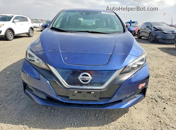 1N4AZ1CP3JC316880 2018 NISSAN LEAF Blue Vista frontal
