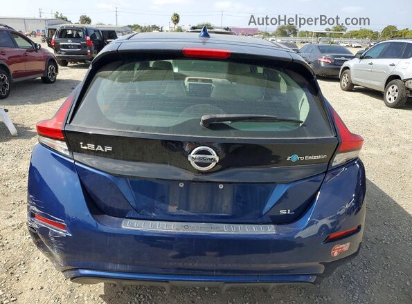 1N4AZ1CP3JC316880 2018 NISSAN LEAF Blue Vista trasera