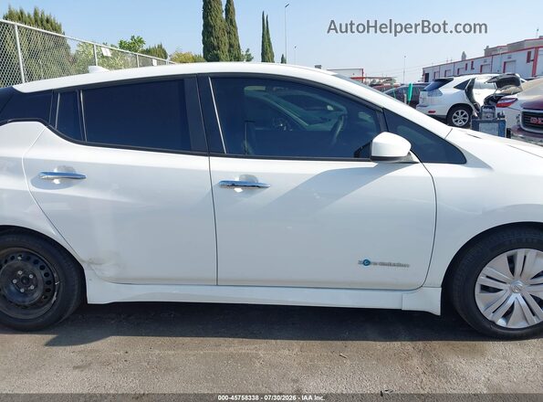 1N4AZ1CP3KC303337 2019 NISSAN LEAF White უკანა სალონის ხედი