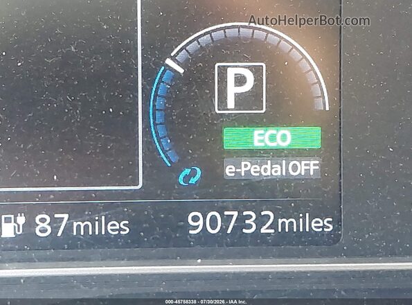 1N4AZ1CP3KC303337 2019 NISSAN LEAF White 