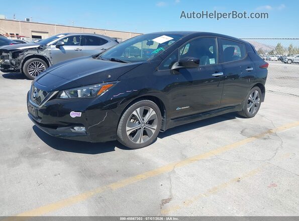 1N4AZ1CP3KC307372 2019 NISSAN LEAF Black Передня ліва чверть