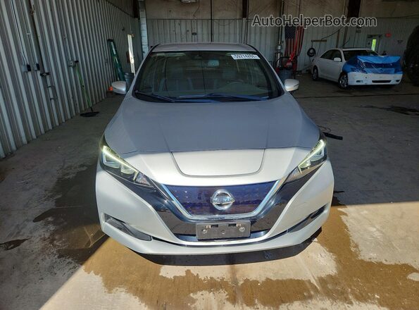 1N4AZ1CP4JC309436 2018 NISSAN LEAF Silver წინა ხედი