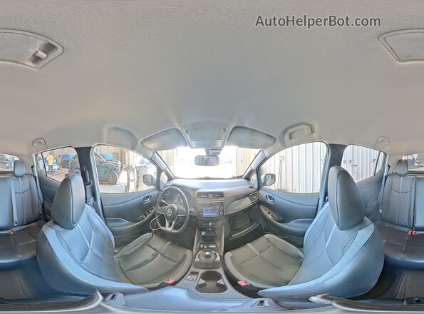 1N4AZ1CP4JC309436 2018 NISSAN LEAF Silver VIN კოდის სტიკერის ხედი