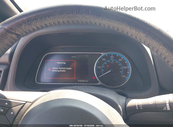 1N4AZ1CP4JC309789 2018 NISSAN LEAF Gray Առջևի վահանակի տեսք