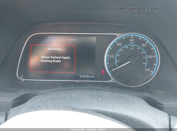 1N4AZ1CP4JC309789 2018 NISSAN LEAF Gray Սարքավորումների վահանակի տեսք