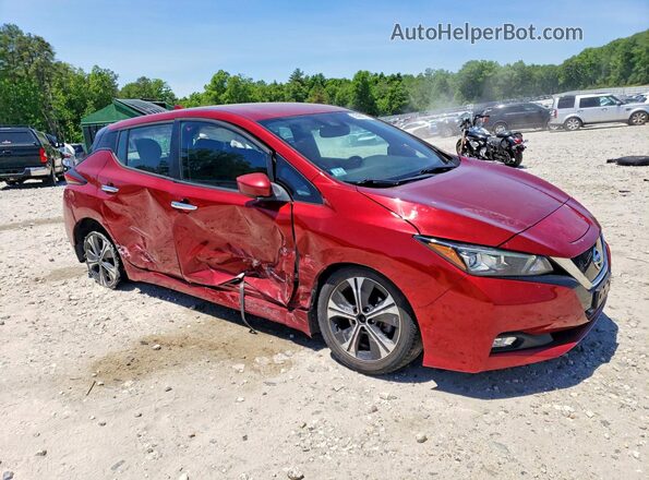 1N4AZ1CP4KC303542 2019 NISSAN LEAF Red წინა მარჯვენა