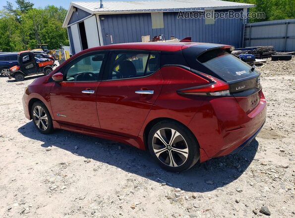 1N4AZ1CP4KC303542 2019 NISSAN LEAF Red უკანა მარცხენა