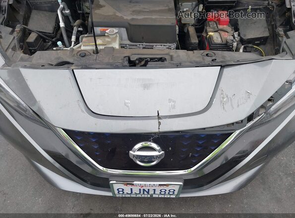 1N4AZ1CP4KC307770 2019 NISSAN LEAF Gray წინა ხედი