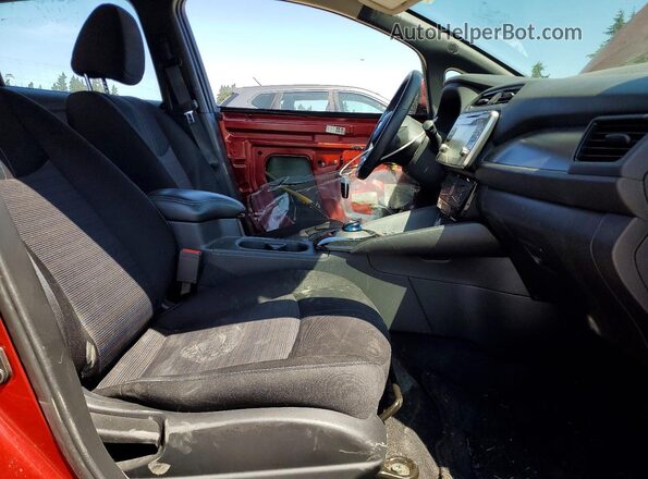 1N4AZ1CP4KC308126 2019 NISSAN LEAF Red Front interior view