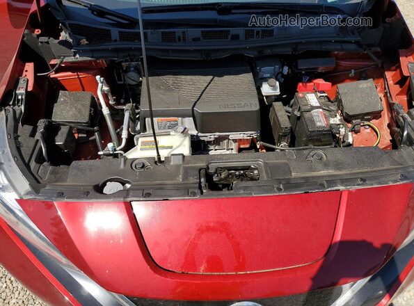 1N4AZ1CP4KC308126 2019 NISSAN LEAF Red Rear interior view
