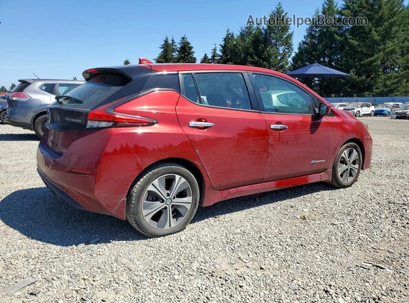 1N4AZ1CP4KC308126 2019 NISSAN LEAF Red Rear right