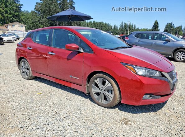 1N4AZ1CP4KC308126 2019 NISSAN LEAF Red Front right