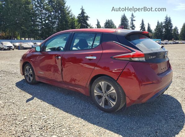 1N4AZ1CP4KC308126 2019 NISSAN LEAF Red Rear left