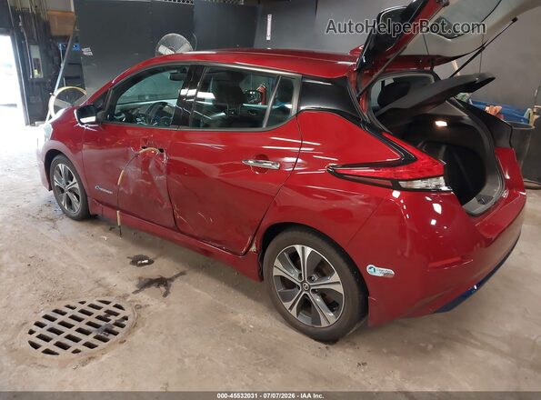 1N4AZ1CP5KC307356 2019 NISSAN LEAF Red Tył lewy