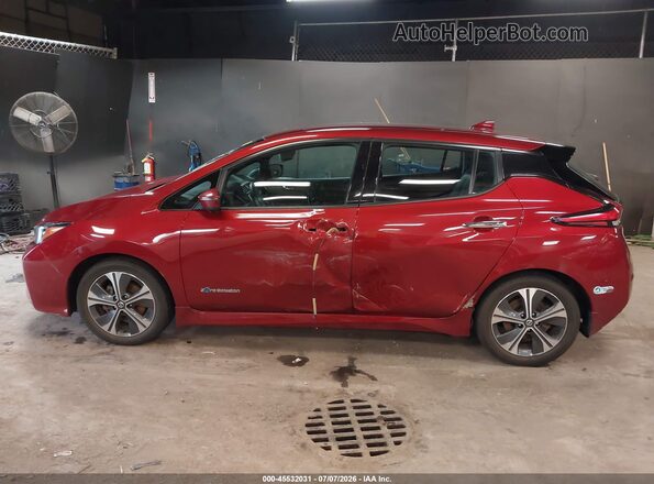 1N4AZ1CP5KC307356 2019 NISSAN LEAF Red 