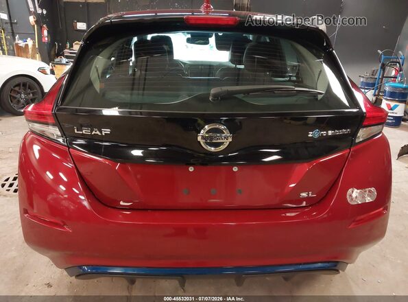 1N4AZ1CP5KC307356 2019 NISSAN LEAF Red 