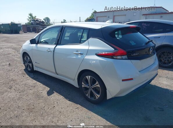 1N4AZ1CP6JC302584 2018 NISSAN LEAF Белый Задняя левая четверть