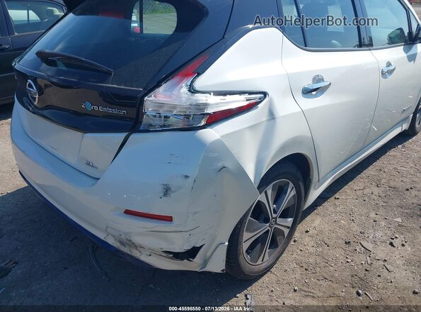 1N4AZ1CP6JC302584 2018 NISSAN LEAF Белый Вид спереди