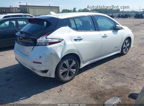 1N4AZ1CP6JC302584 2018 NISSAN LEAF Белый Задняя правая четверть