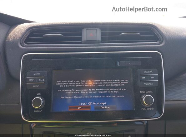 1N4AZ1CP6JC302584 2018 NISSAN LEAF Белый Панорамный вид салона 360°