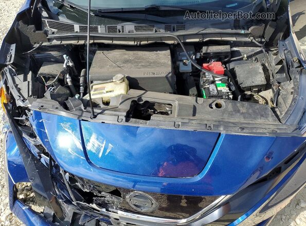1N4AZ1CP6JC305064 2018 NISSAN LEAF Blue უკანა სალონის ხედი