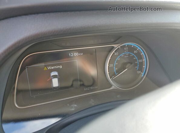 1N4AZ1CP6JC305064 2018 NISSAN LEAF Blue ხელსაწყოთა პანელის ხედი