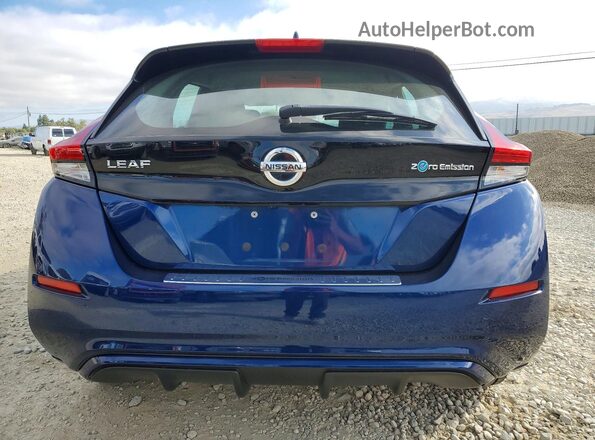1N4AZ1CP6JC305064 2018 NISSAN LEAF Blue უკანა ხედი