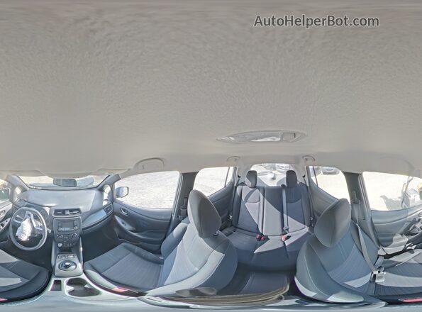 1N4AZ1CP6JC305064 2018 NISSAN LEAF Blue VIN კოდის სტიკერის ხედი