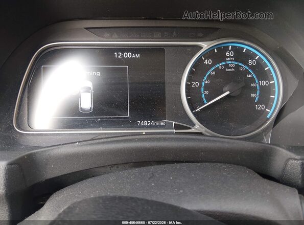 1N4AZ1CP6KC306362 2019 NISSAN LEAF Black Հետևի նստատեղերի տեսք