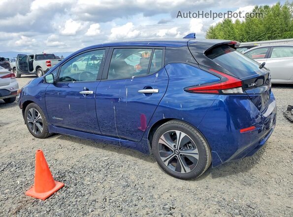1N4AZ1CP6KC321671 2019 NISSAN LEAF Blue Задня ліва чверть