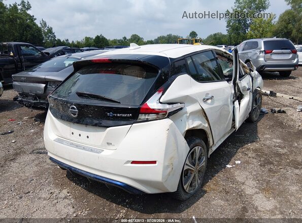 1N4AZ1CP7JC306465 2018 NISSAN LEAF Белый Задняя правая четверть