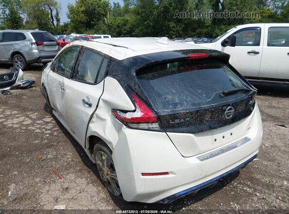 1N4AZ1CP7JC306465 2018 NISSAN LEAF Белый Задняя левая четверть
