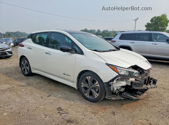 1N4AZ1CP7JC316364 2018 NISSAN LEAF White წინა მარჯვენა