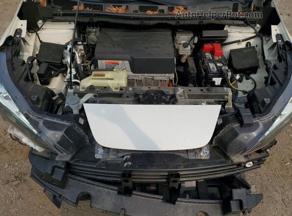 1N4AZ1CP7JC316364 2018 NISSAN LEAF White უკანა სალონის ხედი