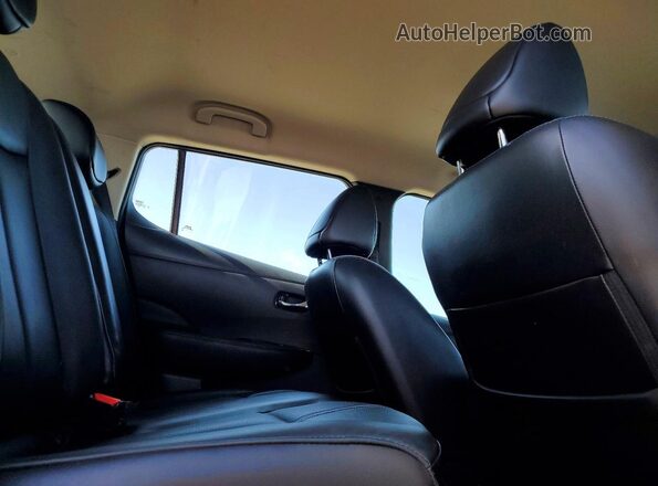1N4AZ1CP7KC303163 2019 NISSAN LEAF Gray Widok tylnych siedzeń