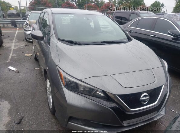 1N4AZ1CP8JC302330 2018 NISSAN LEAF Gray წინა ხედი