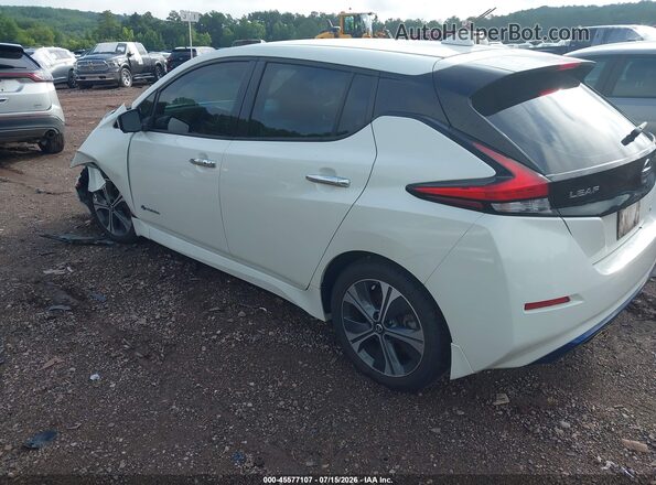 1N4AZ1CP8JC313246 2018 NISSAN LEAF White Rear left