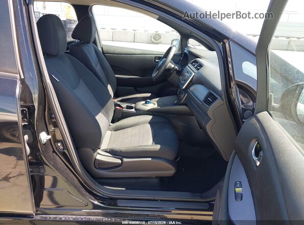 1N4AZ1CP8KC308498 2019 NISSAN LEAF Black Вид салону спереду